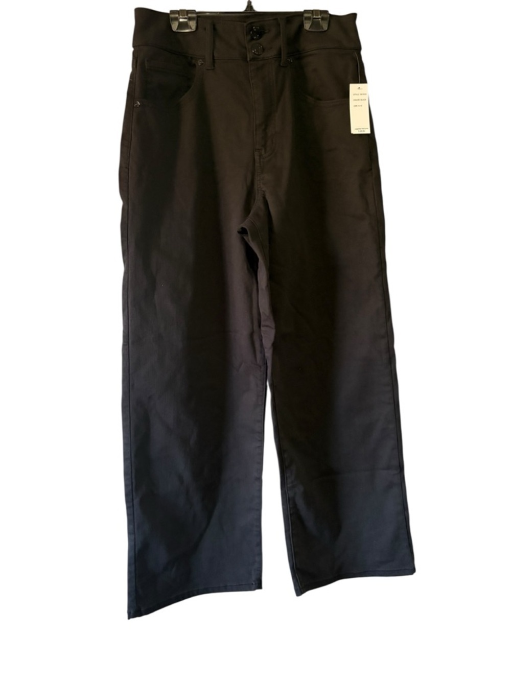 Wide Leg Potady Ofluck Jeans. Size S-12. Black